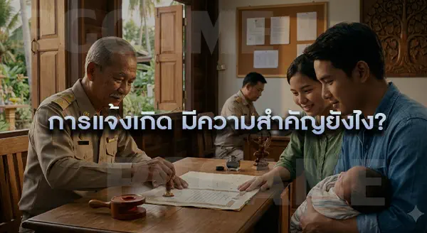 กฎหมายเกี่ยวกับการแจ้งเกิด และสัญชาติไทย