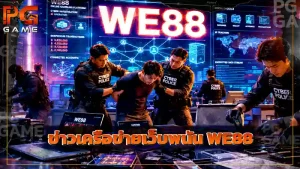 ข่าวเครือข่ายเว็บพนัน WE88