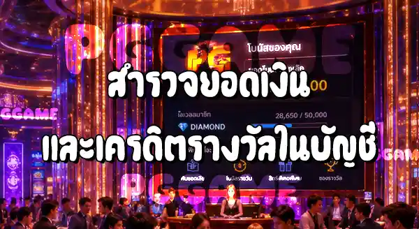 วิธีดูโบนัสที่ได้รับในบัญชี บน PGGAME