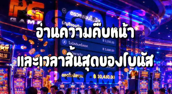 วิธีดูโบนัสที่ได้รับในบัญชี บน PGGAME