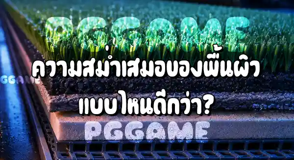 สนามหญ้าจริง กับ สนามหญ้าเทียม